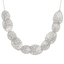 Load image into Gallery viewer, LEAF OF LIGHT NECKLACE 243111/010 SILVER LARGE LEAF