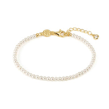Load image into Gallery viewer, SIREN DREAM BRACELET 243306/065 WHITE FRESHWATER PEARLS IN GOLD