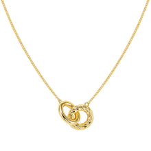 Load image into Gallery viewer, SIREN DREAM NECKLACE 243310/012 GOLD HOOPS PENDANT