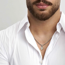 Load image into Gallery viewer, MANVISION NECKLACE 133004/012 CROSS GOLD SCREW