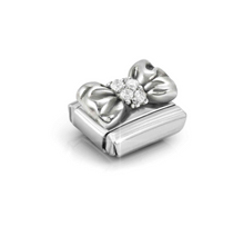 Load image into Gallery viewer, COMPOSABLE CLASSIC LINK 330323/11 BOW IN 925 SILVER & CZ