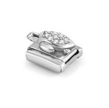 Load image into Gallery viewer, COMPOSABLE CLASSIC LINK 330304/46 TURTLE WITH CZ IN 925 SILVER