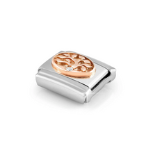 Load image into Gallery viewer, COMPOSABLE CLASSIC LINK 430305/12 TREE OF LIFE IN 9K ROSE GOLD & CZ