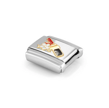 Load image into Gallery viewer, COMPOSABLE CLASSIC LINK 030272/96 RED LIPSTICK IN 18K GOLD & ENAMEL