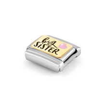 Load image into Gallery viewer, COMPOSABLE CLASSIC LINK 030289/05 BIG SISTER IN 18K GOLD AND ENAMEL