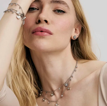 Load image into Gallery viewer, MYSOPHIE NECKLACE 029902/022 HEARTS & CZ PENDANTS