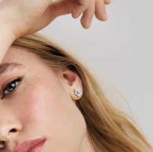 Load image into Gallery viewer, MYSOPHIE EARRINGS 029907/059 ROSE GOLD FLOWER CZ STUDS