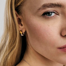 Load image into Gallery viewer, MYRADIANCE EARRINGS 241504/040 AMBER WITH CZ