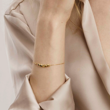 Load image into Gallery viewer, ARMONICA BRACELET 241303/009 GOLD ROW OF STARS