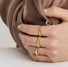 Load image into Gallery viewer, ARMONICA RING 241300/006 GOLD HEARTS