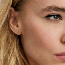 Load image into Gallery viewer, ARMONICA EARRINGS 241307/003 SMALL GOLD FOUR LEAF CLOVER STUDS