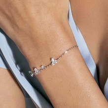 Load image into Gallery viewer, LIFE BOUQUET BRACELET 242504/011 ROSE GOLD & WHITE CZ