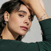 Load image into Gallery viewer, PETIT SPARKLE BRACELET 242300/012 GOLD FLOWER WITH CZ