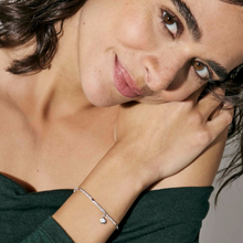 Load image into Gallery viewer, PETIT SPARKLE TENNIS BRACELET 242302/007 STERLING SILVER STAR WITH CZ