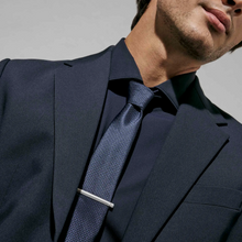 Load image into Gallery viewer, STRONG DIAMOND GEOMETRIC TIE CLIP 028351/001 STAINLESS STEEL & WHITE DIAMOND