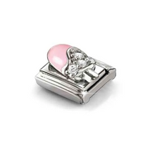 Load image into Gallery viewer, COMPOSABLE CLASSIC LINK 330328/20 PINK ICE LOLLY IN 925 SILVER & CZ
