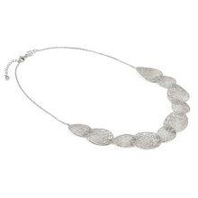 Load image into Gallery viewer, LEAF OF LIGHT NECKLACE 243111/010 SILVER LARGE LEAF