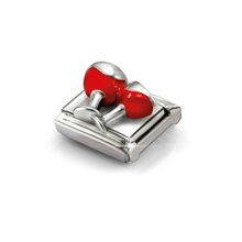 Load image into Gallery viewer, COMPOSABLE CLASSIC LINK 330204/50 RED WINE GLASSES IN SILVER