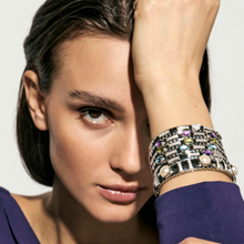 Load image into Gallery viewer, EXTENSION BRACELET 048114/051 STAINLESS STEEL INFINITY WHITE CZ