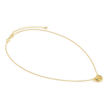 Load image into Gallery viewer, SIREN DREAM NECKLACE 243310/012 GOLD HOOPS PENDANT