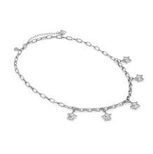 Load image into Gallery viewer, WEAR & STYLE NECKLACE 134510/007 S/STEEL STAR PENDANTS