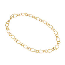 Load image into Gallery viewer, WEAR & STYLE NECKLACE 134512/012 GOLDEN HAMMERED LINK CHAIN