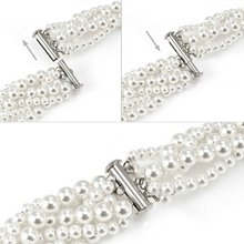 Load image into Gallery viewer, WEAR & STYLE BRACELET 134507/001 S/STEEL CRYSTAL PEARLS