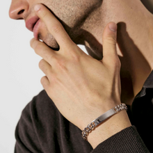 Load image into Gallery viewer, BOLD STEEL BRACELET 133209/001/2/3 STAINLESS STEEL CHAIN WITH ENGRAVING PLATE