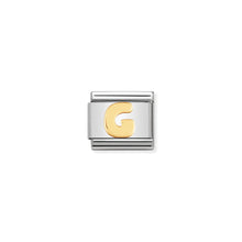 Load image into Gallery viewer, COMPOSABLE CLASSIC LINK 030101/07 LETTER G IN 18K GOLD