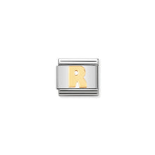 Load image into Gallery viewer, COMPOSABLE CLASSIC LINK 030101/18 LETTER R IN 18K GOLD