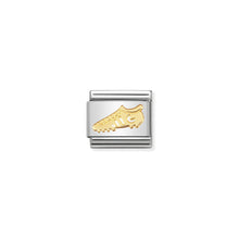 Load image into Gallery viewer, COMPOSABLE CLASSIC LINK 030106/04 FOOTBALL BOOT IN 18K GOLD