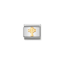 Load image into Gallery viewer, COMPOSABLE CLASSIC LINK 030119/01 CELTIC CROSS IN 18K GOLD