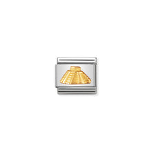 Load image into Gallery viewer, COMPOSABLE CLASSIC LINK 030123/21 MAYAN PYRAMID IN 18K GOLD