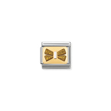 Load image into Gallery viewer, COMPOSABLE CLASSIC LINK 030280/42 BOW IN 18K GOLD AND ENAMEL