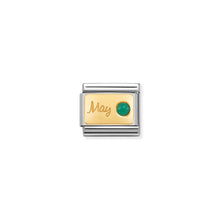 Load image into Gallery viewer, COMPOSABLE CLASSIC LINK 030519/05 MAY EMERALD IN 18K GOLD
