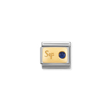 Load image into Gallery viewer, COMPOSABLE CLASSIC LINK 030519/09 SEPTEMBER SAPPHIRE IN 18K GOLD