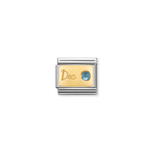 Load image into Gallery viewer, COMPOSABLE CLASSIC LINK 030519/12 DECEMBER LIGHT BLUE TOPAZ IN 18K GOLD