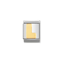 Load image into Gallery viewer, COMPOSABLE <STRONG>BIG LINK</STRONG> 032101/12 LETTER L IN 18K GOLD