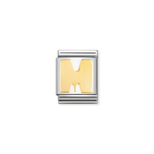 Load image into Gallery viewer, COMPOSABLE <STRONG>BIG LINK</STRONG> 032101/13 LETTER M IN 18K GOLD