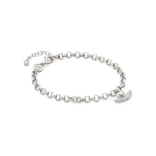 Load image into Gallery viewer, SWEETROCK ROMANCE BRACELET 148020/068 SILVER CHAIN, SILVER WINGED HEART & CZ