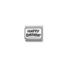 Load image into Gallery viewer, COMPOSABLE CLASSIC LINK 330102/41 HAPPY BIRTHDAY IN 925 SILVER