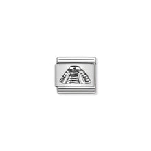 Load image into Gallery viewer, COMPOSABLE CLASSIC LINK 330105/07 MAYAN PYRAMID RELIEF IN 925 SILVER