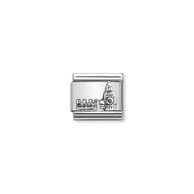 Load image into Gallery viewer, COMPOSABLE CLASSIC LINK 330105/12 BIG BEN RELIEF IN 925 SILVER