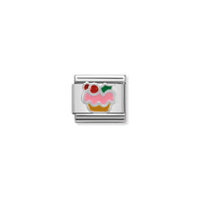 Load image into Gallery viewer, COMPOSABLE CLASSIC LINK 330204/10 CUPCAKE IN ENAMEL & 925 SILVER