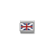 Load image into Gallery viewer, COMPOSABLE CLASSIC LINK 330207/04 GREAT BRITAIN IN ENAMEL & 925 SILVER
