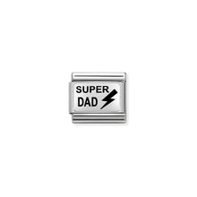Load image into Gallery viewer, COMPOSABLE CLASSIC LINK 330208/32 SUPER DAD IN ENAMEL & 925 SILVER