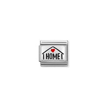 Load image into Gallery viewer, COMPOSABLE CLASSIC LINK 330208/54 HOME WITH HEART IN SILVER