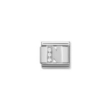 Load image into Gallery viewer, COMPOSABLE CLASSIC LINK 330301/14 LETTER N WITH CZ IN 925 SILVER