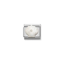 Load image into Gallery viewer, COMPOSABLE CLASSIC LINK 330509/11 SHELL WITH MOTHER PEARL IN 925 SILVER