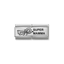 Load image into Gallery viewer, COMPOSABLE CLASSIC DOUBLE LINK 330710/37 SUPER MAMMA IN 925 SILVER